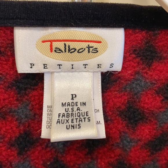 Multi color fleece button-up jacket - Picture 2 of 3